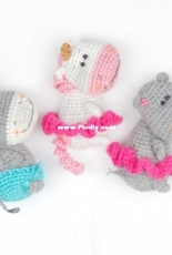 Crochet Toys Basket - Olga Lukoshkina - Crochet Unicorn or Hippo brooch