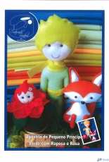 Apostila Gratuita Costurando Sonhos By Zilma Rocha Pequeno Principe Verde Com Raposa e Rosa  / Little green prince, the fox and the rose Portuguese