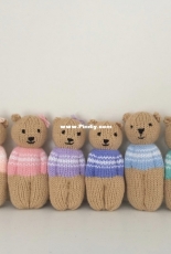 Izzy Teddy Bear Dolls by Esther Braithwaite-Free