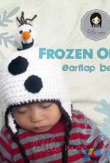 Little Mee Creations - Doris Yu - Frozen Inspired Olaf Earflap Beanie Hat - free
