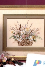 Wildflower Basket from Stoney Creek Book 118 Bouquets of Splendor