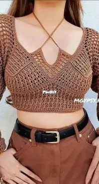 Mgypsy - Alyssa Gene Marie - Delta Crochet Top