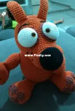 Artesanato flor de lis - Pat The dog - Portuguese