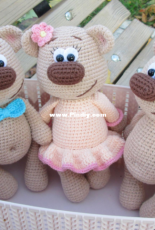 Plyushki Toys - Tatiana Poddubskaya- Bear Navel
