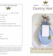 Deena's Country Hearth 151 Note Pad Bag Angel
