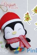 Mamãe Arteira - Sr Pinguim Felt Penguin - Portuguese - Free