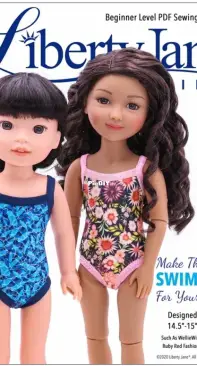 Liberty Jane Clothing - Swimsuit for 14-15" Doll
