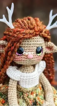 Tangled Pixie - Alix Frere - Faun Doll
