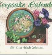 Cross Stitch and Country Crafts Keepsake Calendar Cross-Stitch Book Leaflet