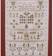 Carriage House Sampling - Elizabeth Minnich's Decorated Tea Towel