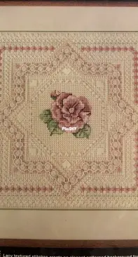 Dimensions Needlepoint 2302 Camellia in lace