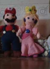 Mario Bross and Princess Peach