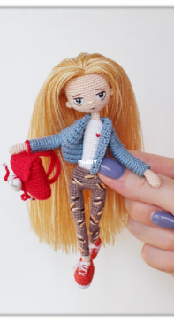 Kind Toys Patterns - Olya Joy - Olga Radost - Frame doll - Russian