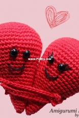 Amigurumi Designs by Dani - Danielle Grondman - Valentines Cuddly Hearts - Free