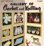 Vintage Star book Gallery Of Crochet and Knitting No89 1952