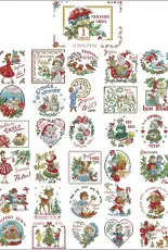Les Brodeuses Parisiennes LBP - La Grande Histoire des Cartes de Voeux  XSD
