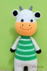 Little Bamboo Handmade  - TS Min  - Cow Amigurumi