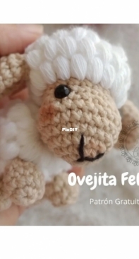 Ayün Crochet - Carmen Gloria - Sheep Felpin - Ovejita Felpin - Spanish - Free