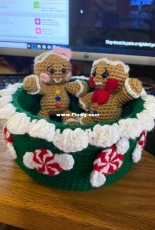 Christmas ginger dolls