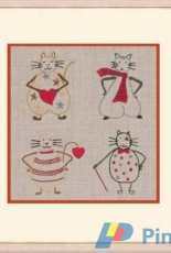 Bonheur des Dames 1520 - 4 chats