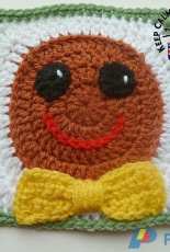 Keep Calm and Crochet On UK - Heather Gibbs- Gingerbread Man Afghan Square