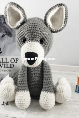 Sweet Oddity Art - Carolyne Brodie - Jack the Wolf Crochet Pattern
