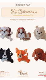 Timart - Fatima Barbosa - Kit Puppies 4 - Kit Cachorros 4 - Portuguese