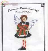 Liebevolle Kreuzstichentwurfe LKE M-320-12 - Engelchen mit Geschenk