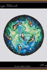 Sabatt Stitch - Space Koi Fishes by Alexandra Shabasheva