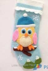 Little Bamboo Handmade Crafts - Little Bird Christmas Stocking