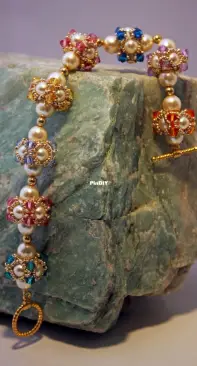 Swarovski pearl bracelet