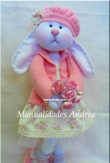 Manualidades Andrea - Paola Huerta - Romantic bunny - Spanish