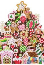 Shelly Tribby Designs - Christmas Goodies Tree -  Needlepoint