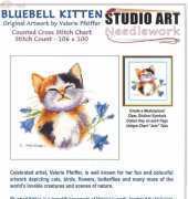 The Stitching Studio - Bluebell Kitten