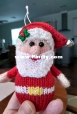 Amigurumi Fair-Larisa Kostyleva-Reindeer, Santa, Snowman ornaments