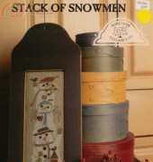 Homespun Elegance 156 - Stack of Snowmen by Sandra Sullivan