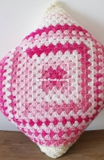 My granny square pillow cover