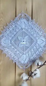 Vitagul - Viktoria Gul - Виктория Гуль - Reyan Doily - Салфетка Рейян - Russian