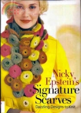 Nicky Epstein's-Signature Scarves-1990-Dazzling Designs to Knit - English