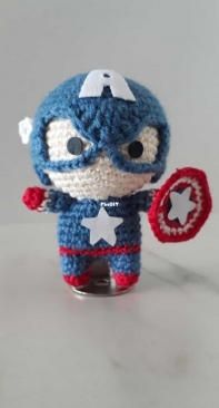 Amigurumi - Captain America - Marvel
