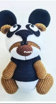 Crochet Wonders Design - Crochet Funny Bear - Olga Kurchenko - Outfit Panda for Bear - English, German and Spanish