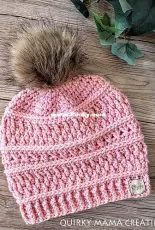 Twisted Knot Crochet - Cassie Stebelton - Stepping Up Beanie