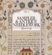 Sampler and Antique Needlework Quarterly SANQ - Vol.5 - Spring 1992