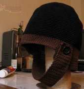 Men's Hat with Optional Chin Strap Crochet Pattern