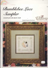 The Victoria Sampler-N°115-Bumble Bee Lace Sampler or Box Top