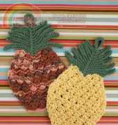 Lily Sugar n Cream - Pineapple Dishcloth-knit