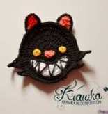 Krawka - Kamila Krawka Krawczyk - Halloween Coaster Black Cat - Free