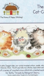Bothy Threads XMS16 The Margaret Sherry Collection  The Cat-Can PCS + XSD