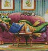 HAED HAERAS 1255 Couch Dragon by Randal Spangler XSD