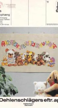 Oehlenschlager OOE 09801 Bears alphabet